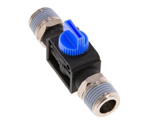 R1/2'' Kunststof/Messing 3/2-Weg Handafsluiter