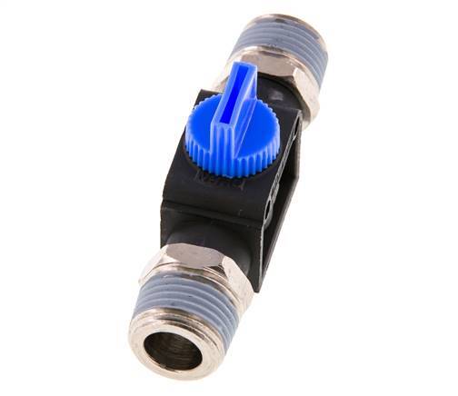 R1/2'' Kunststof/Messing 3/2-Weg Handafsluiter