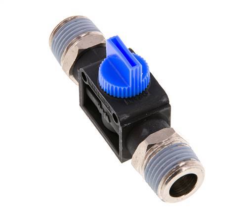 R1/2'' Kunststof/Messing 3/2-Weg Handafsluiter