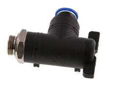 10 mm - G3/8'' Kunststof/Messing L-stuk 2-Weg Kogelkraan