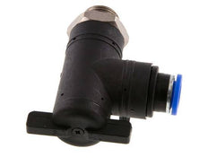 10 mm - G3/8'' Kunststof/Messing L-stuk 2-Weg Kogelkraan
