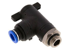 10 mm - G3/8'' Kunststof/Messing L-stuk 2-Weg Kogelkraan