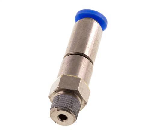 4mm & R1/8'' Hoge Snelheid Draaidoorvoer Insteek Buitendraad Vernikkeld Messing/PBT NBR