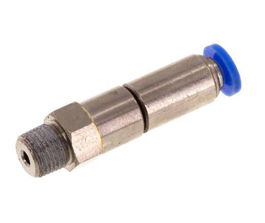4mm & R1/8'' Hoge Snelheid Draaidoorvoer Insteek Buitendraad Vernikkeld Messing/PBT NBR