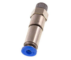 4mm & R1/8'' Hoge Snelheid Draaidoorvoer Insteek Buitendraad Vernikkeld Messing/PBT NBR