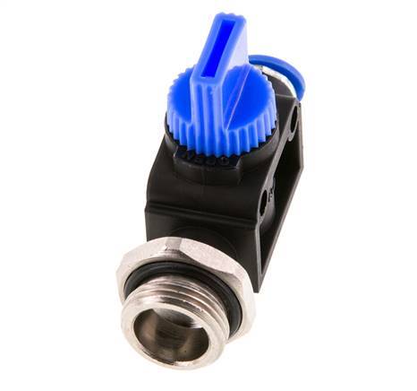3/2-Way Shut-Off Hand Valve 6 mm - G3/8'' Plastic/Brass Tube-side venting