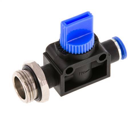 6 mm - G3/8'' Kunststof/Messing 3/2-Weg Handafsluiter Ontluchting aan Buiszijde