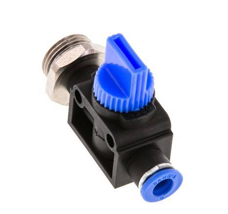 6 mm - G3/8'' Kunststof/Messing 3/2-Weg Handafsluiter Ontluchting aan Buiszijde