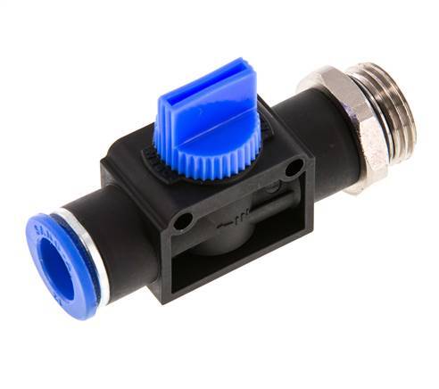 12 mm - G1/2'' Kunststof/Messing 3/2-Weg Handafsluiter Ontluchting aan Buiszijde
