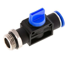 12 mm - G1/2'' Kunststof/Messing 3/2-Weg Handafsluiter Ontluchting aan Buiszijde