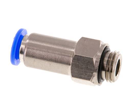 8mm & G1/4'' Regeling-In Vernikkeld Messing/PBT Terugslagklep Insteekkoppeling Buitendraad 0.2-10 bar