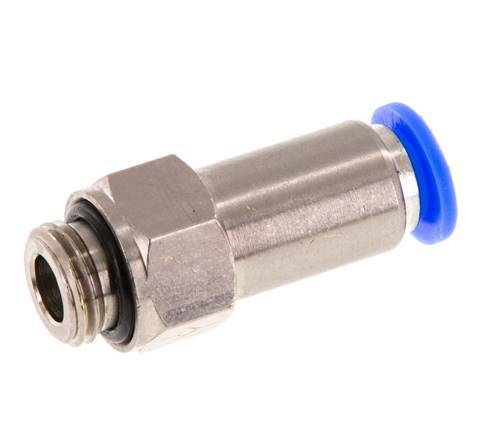 8mm & G1/4'' Regeling-In Vernikkeld Messing/PBT Terugslagklep Insteekkoppeling Buitendraad 0.2-10 bar