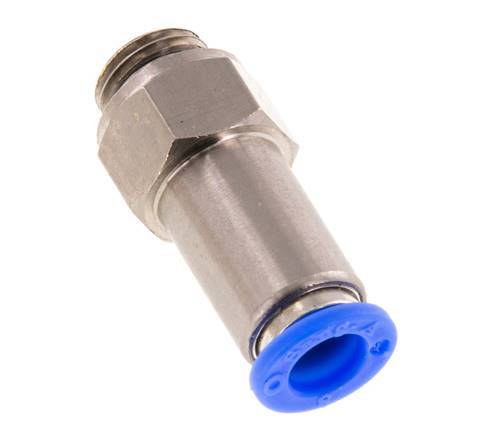 8mm & G1/4'' Regeling-In Vernikkeld Messing/PBT Terugslagklep Insteekkoppeling Buitendraad 0.2-10 bar