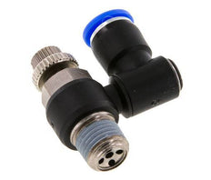 Draaibaar Regelventiel 8 mm - R1/4'' Regeling-Uit Messing/Nylon