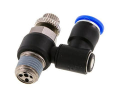 Draaibaar Regelventiel 8 mm - R1/4'' Regeling-Uit Messing/Nylon