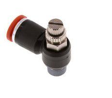 L-stuk Regelventiel 8 mm - R1/8'' Regeling-in Messing/Nylon