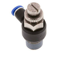 L-stuk Regelventiel 4 mm - R1/4'' Regeling-Uit Messing/Nylon