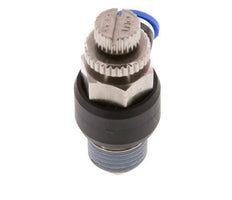L-stuk Regelventiel 4 mm - R1/4'' Regeling-Uit Messing/Nylon