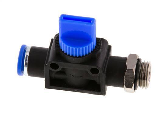 8 mm - G1/4'' Kunststof/Messing 3/2-Weg Handafsluiter Ontluchting aan Draadzijde