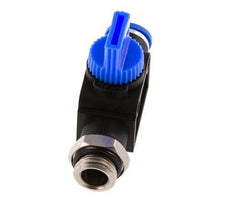 8 mm - G1/4'' Kunststof/Messing 3/2-Weg Handafsluiter Ontluchting aan Draadzijde