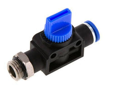 8 mm - G1/4'' Kunststof/Messing 3/2-Weg Handafsluiter Ontluchting aan Draadzijde