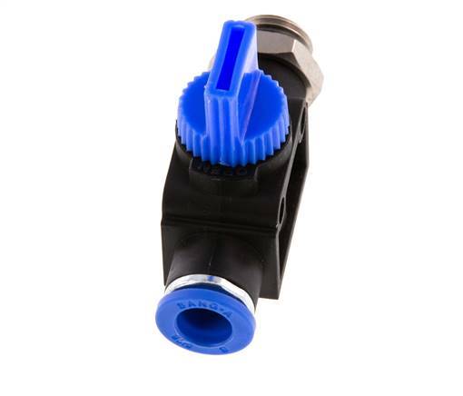 8 mm - G1/4'' Kunststof/Messing 3/2-Weg Handafsluiter Ontluchting aan Draadzijde