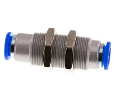 10mm Zelfsluitende Insteekkoppeling Vernikkeld Messing/PBT Schotdoorvoer 0-10 bar