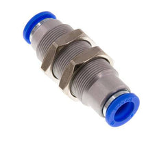 10mm Zelfsluitende Insteekkoppeling Vernikkeld Messing/PBT Schotdoorvoer 0-10 bar