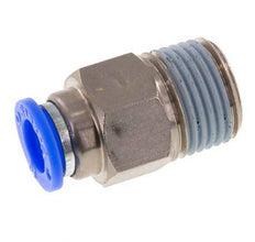 Push-In Fitting 10mm & R1/2'' Male Auto Shut-Off Brass/PBT 0-10bar (0-145psi)