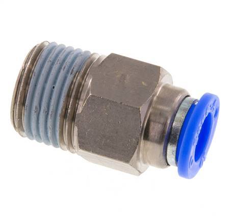 10mm & R1/2'' Zelfsluitende Insteekkoppeling Vernikkeld Messing/PBT Buitendraad 0-10 bar