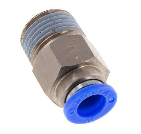 10mm & R1/2'' Zelfsluitende Insteekkoppeling Vernikkeld Messing/PBT Buitendraad 0-10 bar