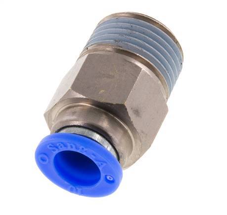 10mm & R1/2'' Zelfsluitende Insteekkoppeling Vernikkeld Messing/PBT Buitendraad 0-10 bar