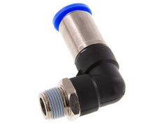 12mm & R3/8'' Zelfsluitende L-insteekkoppeling Vernikkeld messing/PBT buitendraad 0-10 bar