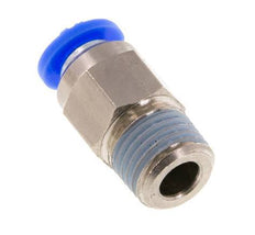 6mm & R1/4'' Zelfsluitende Insteekkoppeling Vernikkeld Messing/PBT Buitendraad 0-10 bar [2 Stuks]
