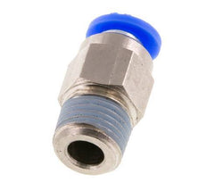 6mm & R1/4'' Zelfsluitende Insteekkoppeling Vernikkeld Messing/PBT Buitendraad 0-10 bar [2 Stuks]