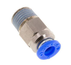 6mm & R1/4'' Zelfsluitende Insteekkoppeling Vernikkeld Messing/PBT Buitendraad 0-10 bar [2 Stuks]
