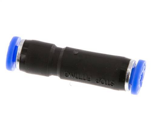 4mm Zelfsluitende Insteekkoppeling Vernikkeld Messing/PBT 0-10 bar [2 Stuks]