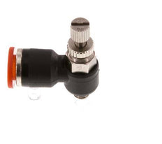 L-stuk Regelventiel 6 mm - M5 Regeling-in Messing/Nylon