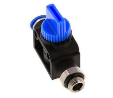 6 mm - G1/8'' Kunststof/Messing 3/2-Weg Handafsluiter Ontluchting aan Draadzijde