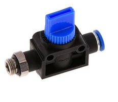 6 mm - G1/8'' Kunststof/Messing 3/2-Weg Handafsluiter Ontluchting aan Draadzijde