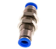8mm Zelfsluitende Insteekkoppeling Vernikkeld Messing/PBT Schotdoorvoer 0-10 bar