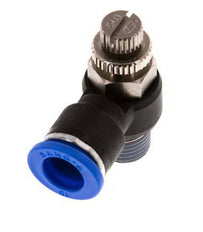 L-stuk Regelventiel 10 mm - R1/4'' Regeling-Uit Messing/Nylon