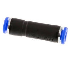 6mm Zelfsluitende Insteekkoppeling Vernikkeld Messing/PBT 0-10 bar [2 Stuks]