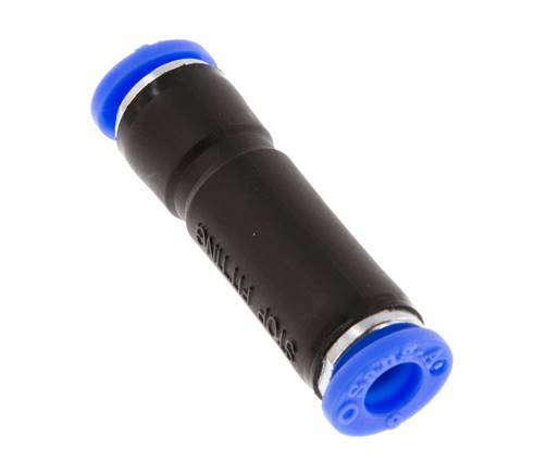 6mm Zelfsluitende Insteekkoppeling Vernikkeld Messing/PBT 0-10 bar [2 Stuks]