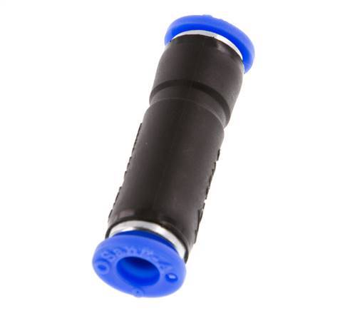 6mm Zelfsluitende Insteekkoppeling Vernikkeld Messing/PBT 0-10 bar [2 Stuks]