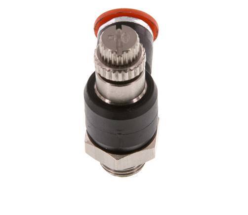 L-stuk Regelventiel 6 mm - G1/8'' Regeling-in Messing/Nylon