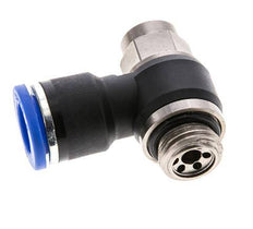 L-stuk Regelventiel 10 mm - G1/4'' Regeling-Uit Messing/Nylon Sleufschroef