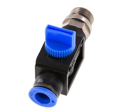 10 mm - G3/8'' Kunststof/Messing 3/2-Weg Handafsluiter Ontluchting aan Draadzijde