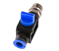 10 mm - G3/8'' Kunststof/Messing 3/2-Weg Handafsluiter Ontluchting aan Draadzijde