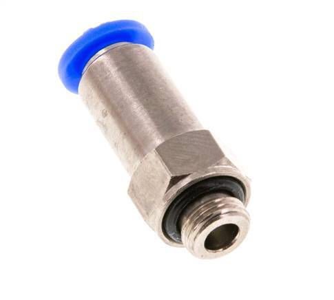 6mm & G1/8'' Regeling-Uit Vernikkeld Messing/PBT Terugslagklep Insteekkoppeling Buitendraad 0.2-10 bar
